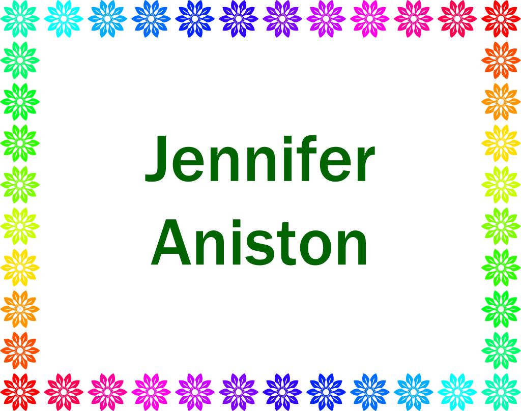 Jennifer Aniston fotka, fotečka